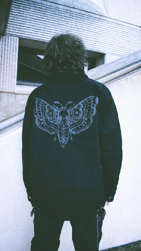 Death Moth Canvas Jacket Black