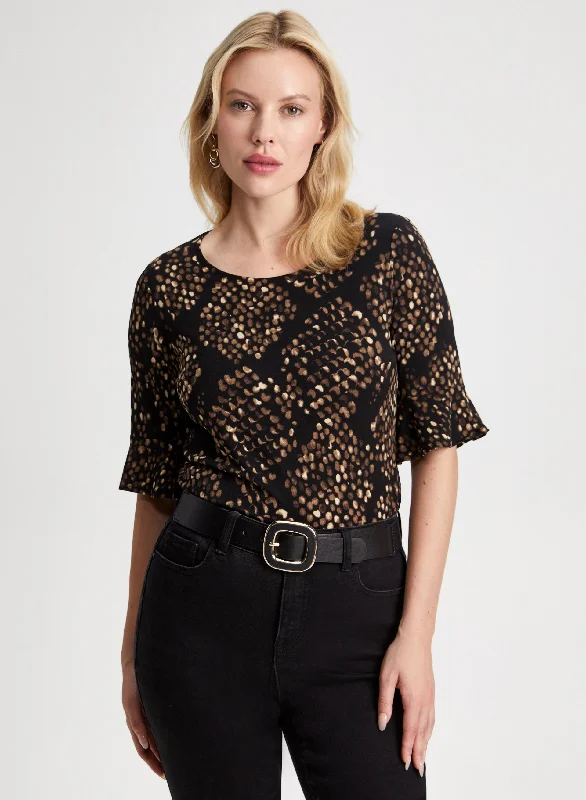 Petites / Black Pattern / S