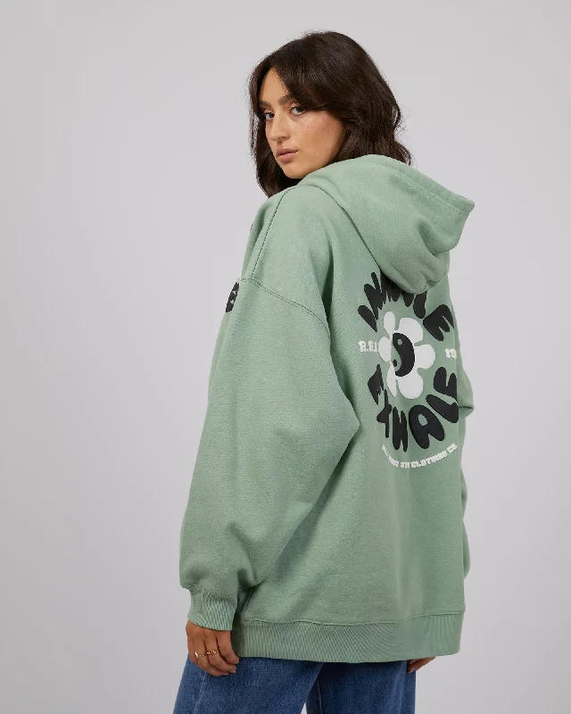 All About Eve Exhale Hoodie Sage