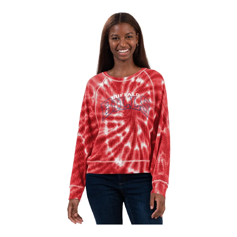 Ladies Bills GIII Thermal Tie-Dye Long Sleeve T-Shirt