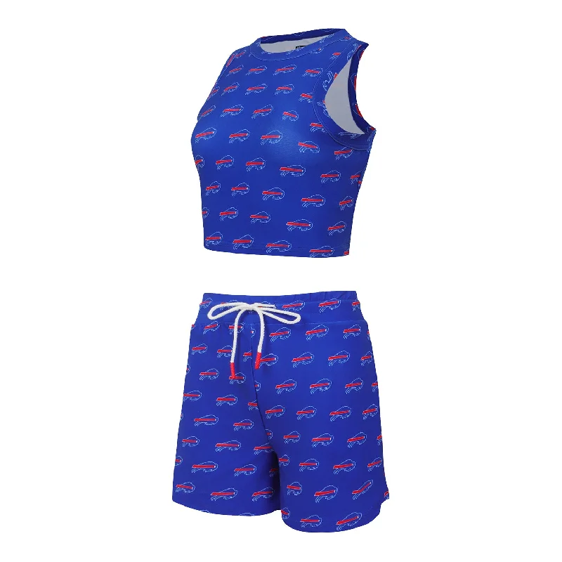 Buffalo Bills Ladies Crop Tank and Short Set