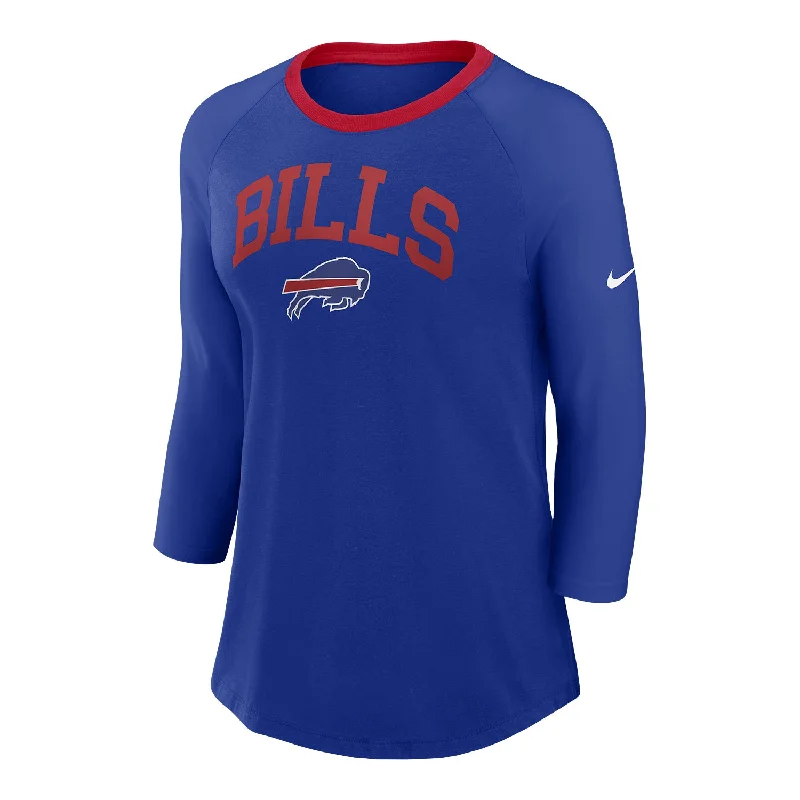 Buffalo Bills Nike Ladies 3/4 Sleeve T-Shirt