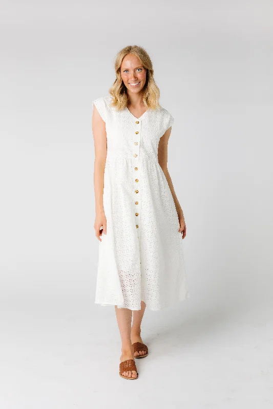 Brass & Roe All I Need Is Summer Eyelet Dress