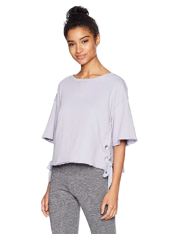 Calvin Klein Performance Women's Side Tie Oversized Top, XL