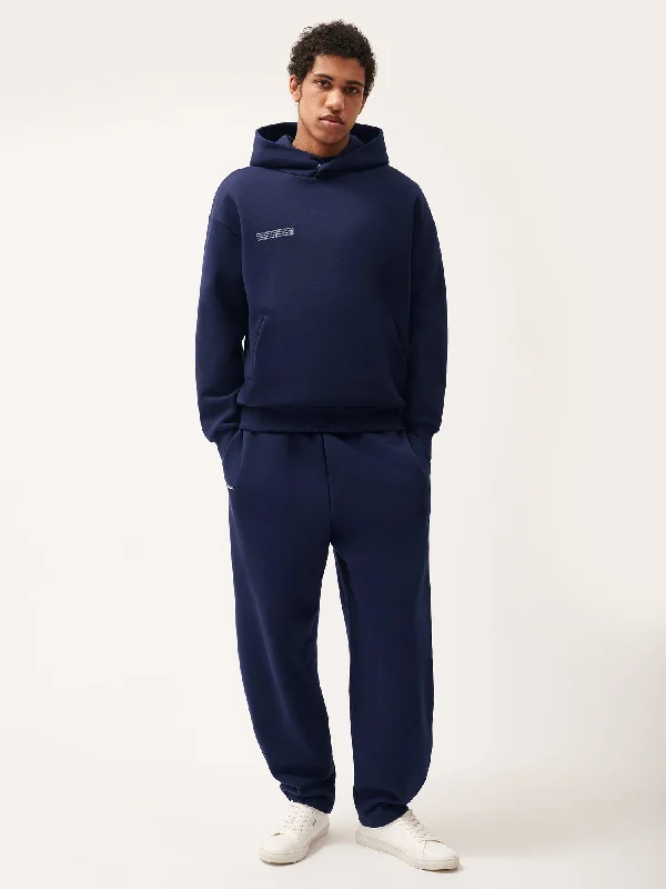 DNA Barrel-Leg Track Pants—navy