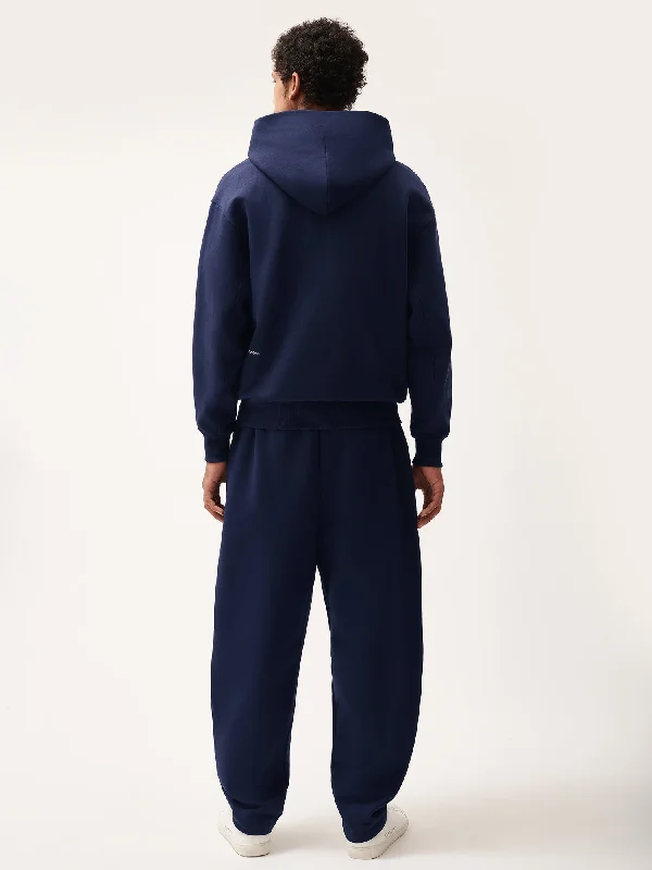 DNA Barrel-Leg Track Pants—navy