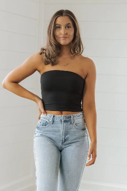 Double Lined Jersey Tube Top - FINAL SALE