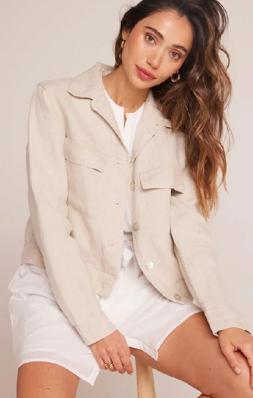 Flap Pocket Shirt Jacket