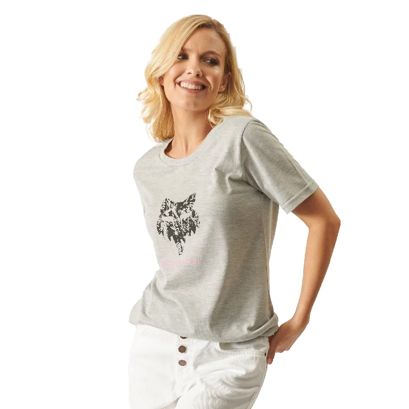 Fox Women’s World is Yours SS Tee (Heather Grey)