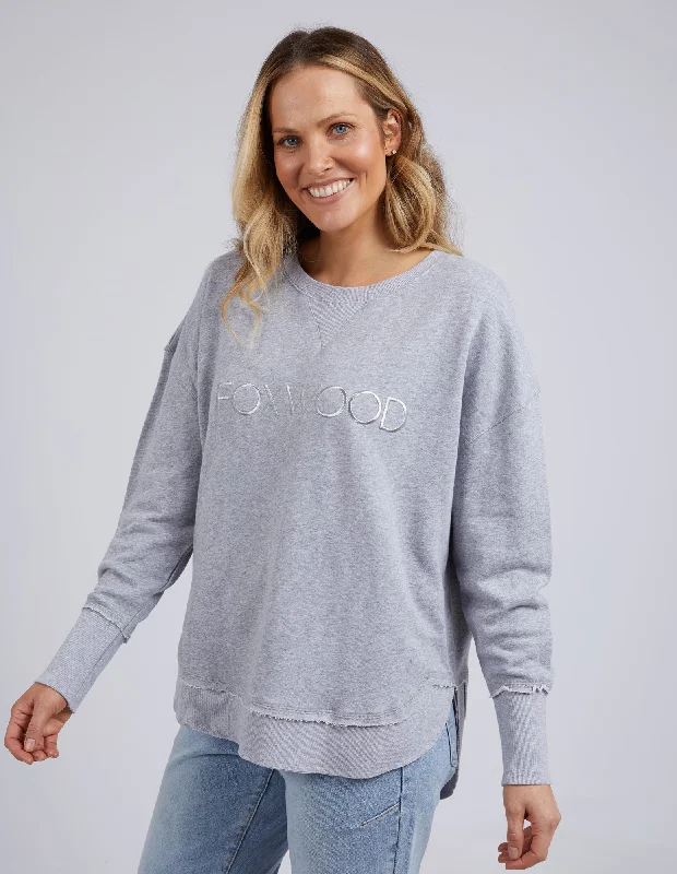 Foxwood Simplified Crew Grey Marle