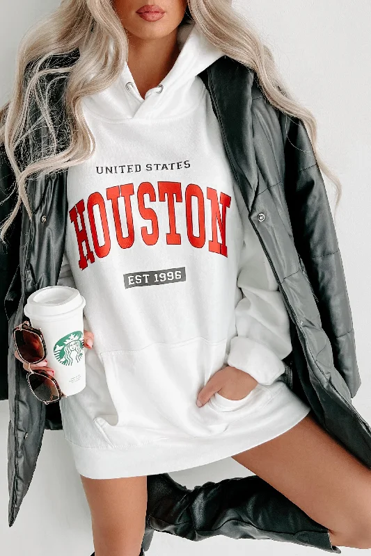 ""Houston"" Graphic - Multiple Shirt Options (White) - Print On Demand