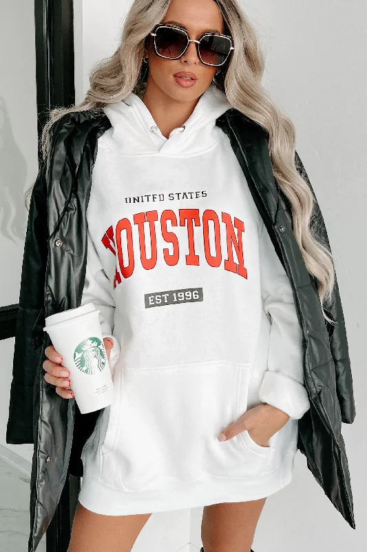 ""Houston"" Graphic - Multiple Shirt Options (White) - Print On Demand