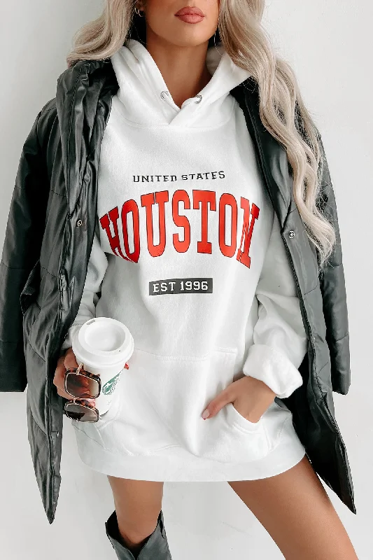 ""Houston"" Graphic - Multiple Shirt Options (White) - Print On Demand