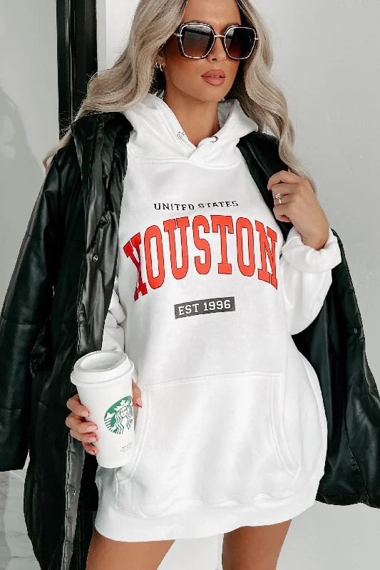 ""Houston"" Graphic - Multiple Shirt Options (White) - Print On Demand