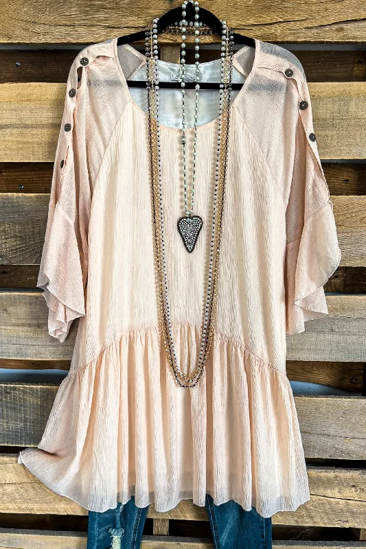 Lucky Break Tunic - Nude