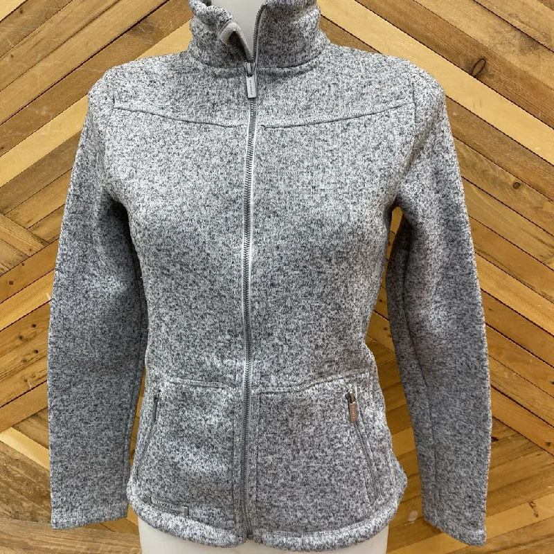 McKinley - Women's Full-Zip Fleece Sweater - MSRP comp $75: Grey-women-XS