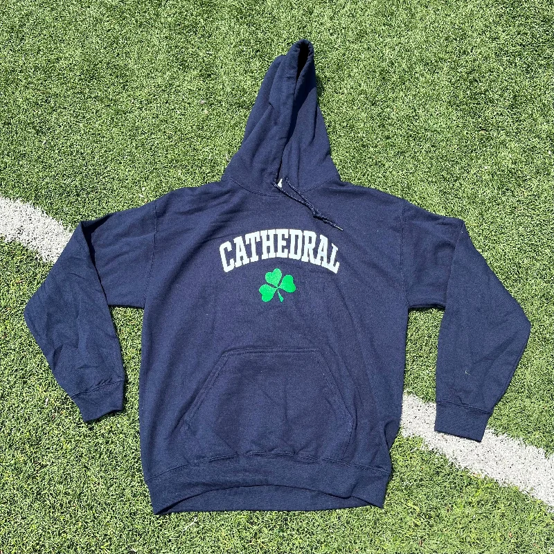 Navy Shamrock Spirit Wear Hoodie