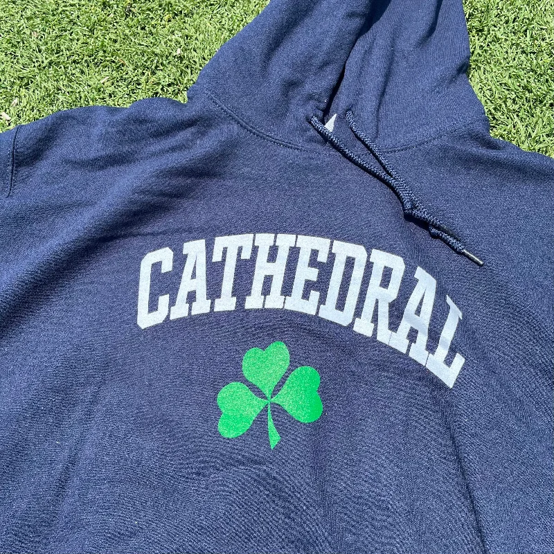 Navy Shamrock Spirit Wear Hoodie