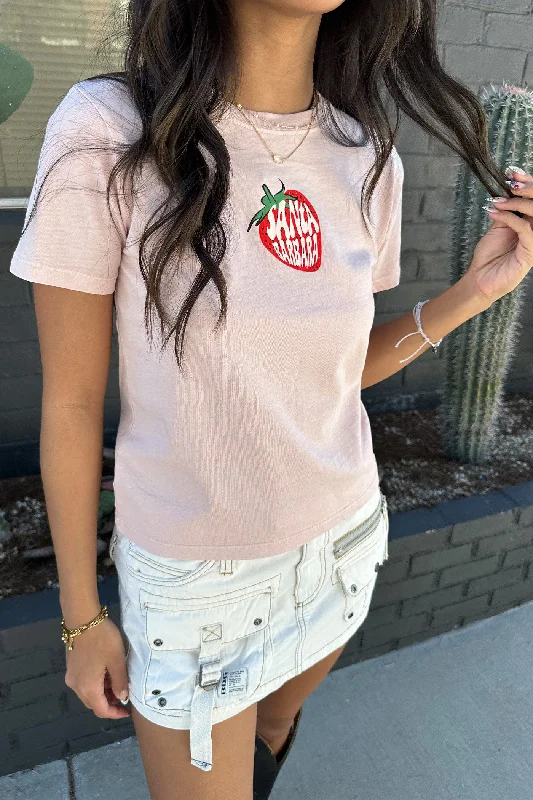 Santa Barbara Strawberry Graphic Baby Tee