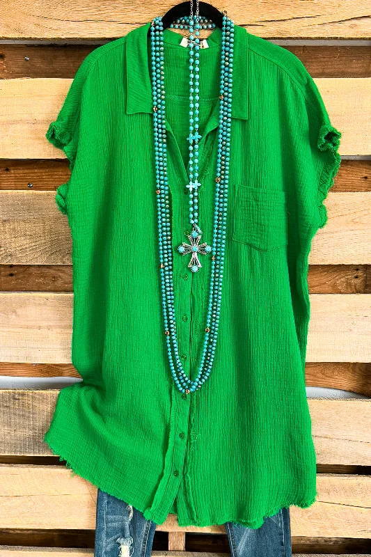 Phenomenally Pleasant  Dress - Green Mix - 100% COTTON