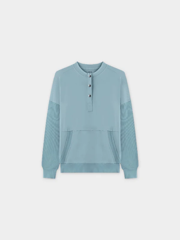 POCKET TEE-AQUA