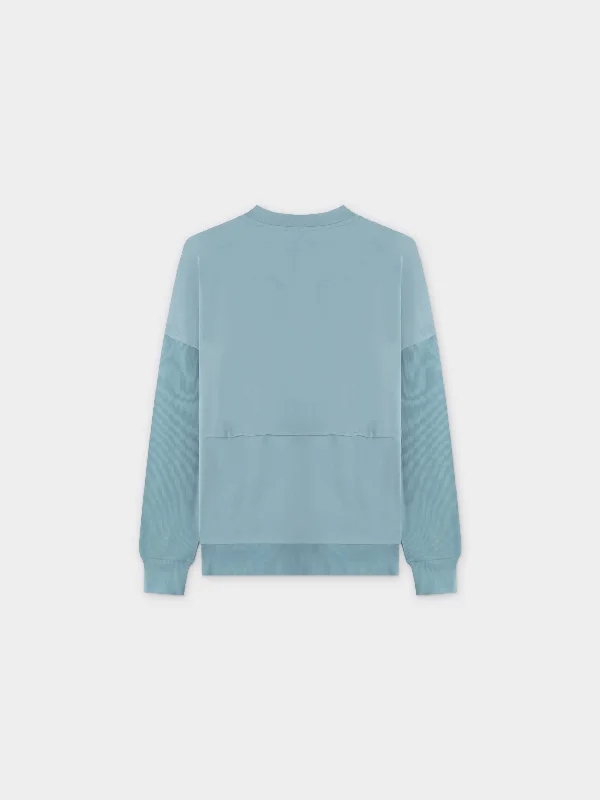 POCKET TEE-AQUA