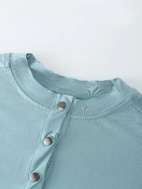 POCKET TEE-AQUA