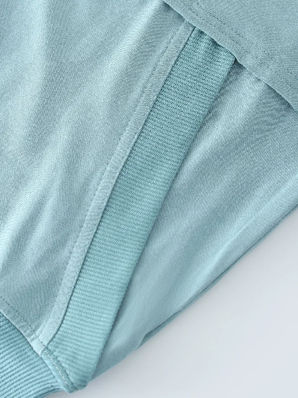 POCKET TEE-AQUA