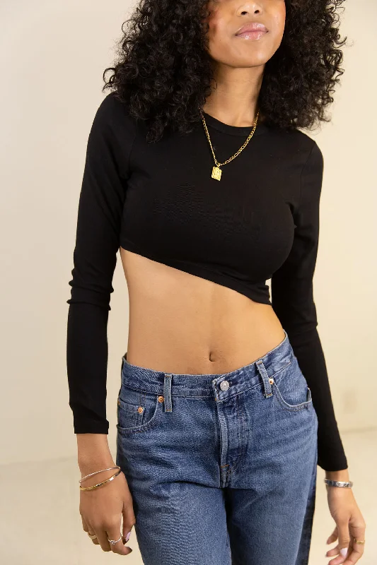 Unpredictable Asymmetrical Crop Top