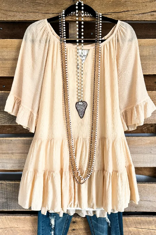 Rare Beauty Tunic - Beige