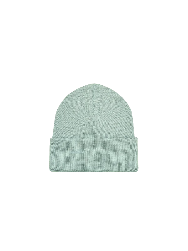 Regenerative Merino Wool Beanie—eucalyptus blue