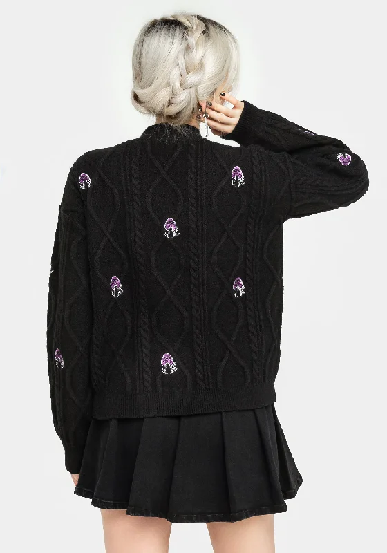 Revelation Mushroom Knit Cardigan