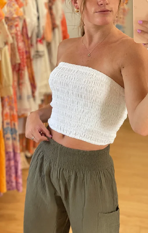 Smocked Tube Top