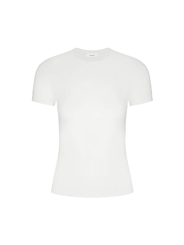 Women's 365 Cotton-Stretch T-shirt—off-white