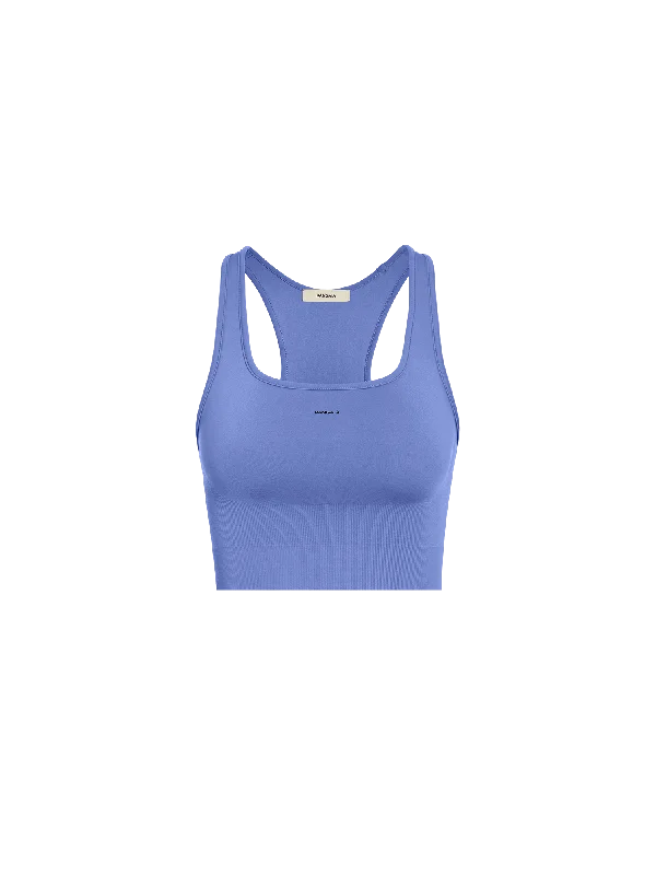 Women's Plant-Stretch Compressive Sports Bra—Iris Purple