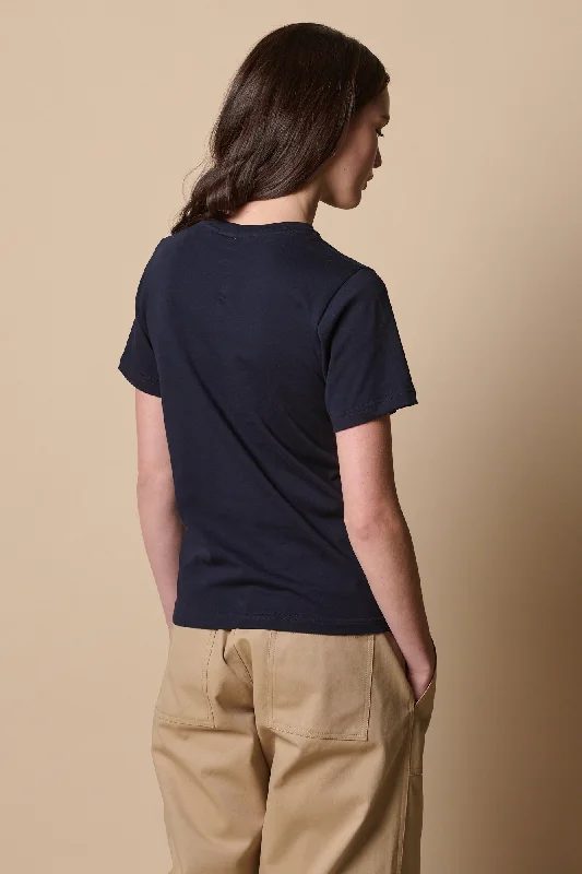 Women's Short Sleeve T Shirt - Navy