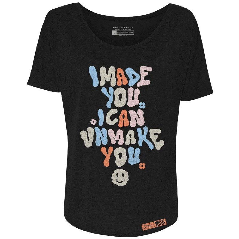 Women's Unmake You Slouchy T-Shirt - Black