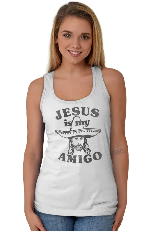 Amigo Jesus Racerback