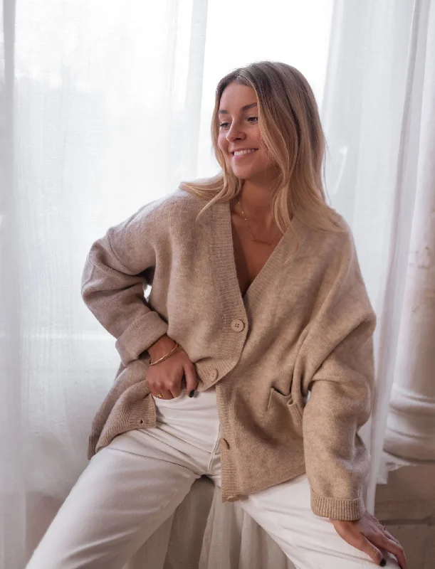 Beige Villers Cardigan