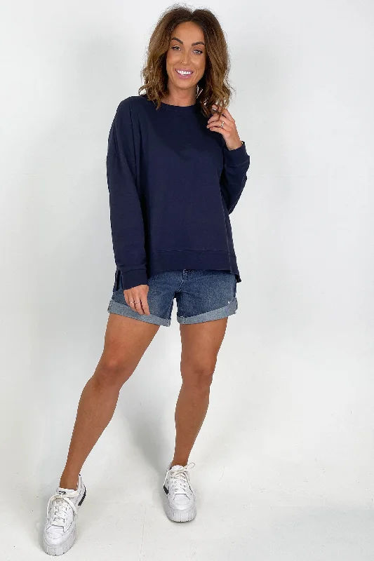 Betty Basics Sienna Sweat Navy