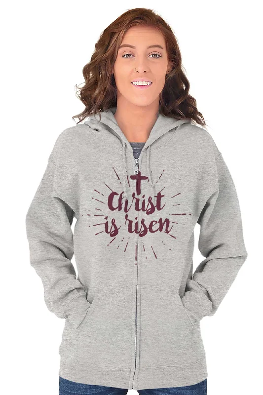 Christ Risen Zip Hoodie