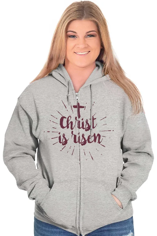 Christ Risen Zip Hoodie