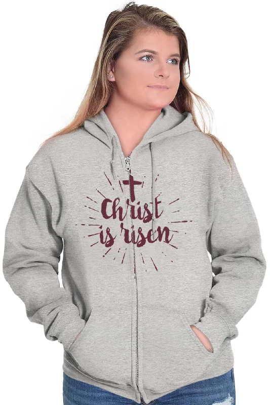 Christ Risen Zip Hoodie