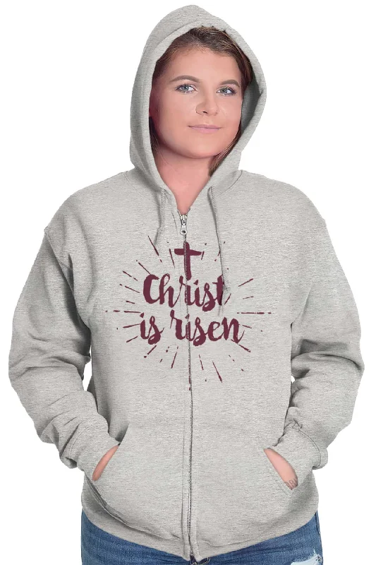 Christ Risen Zip Hoodie