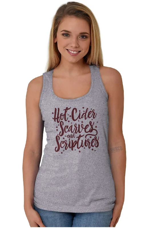 Cider Scarves Scriptures Racerback