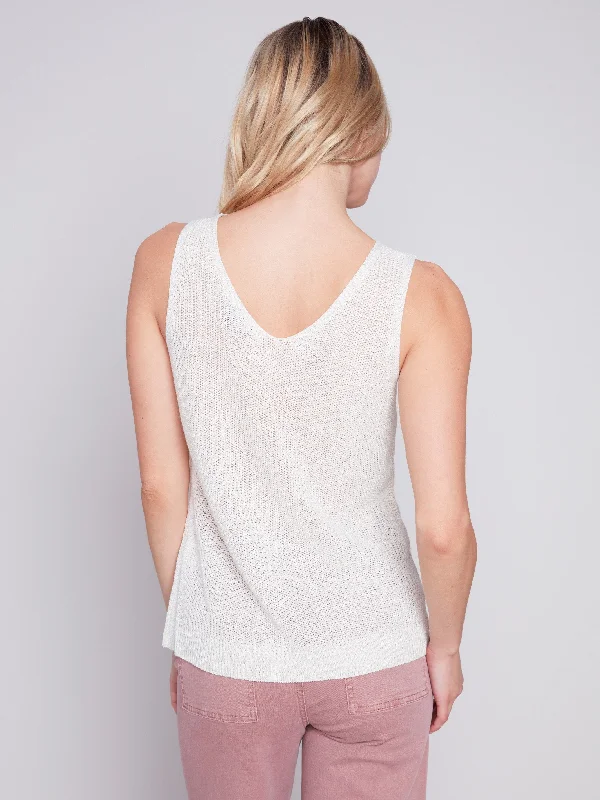 Cold-Dye Knit Cami - Natural