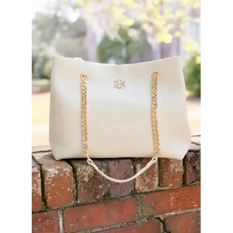 Caroline Hill Blair Tote - Cream