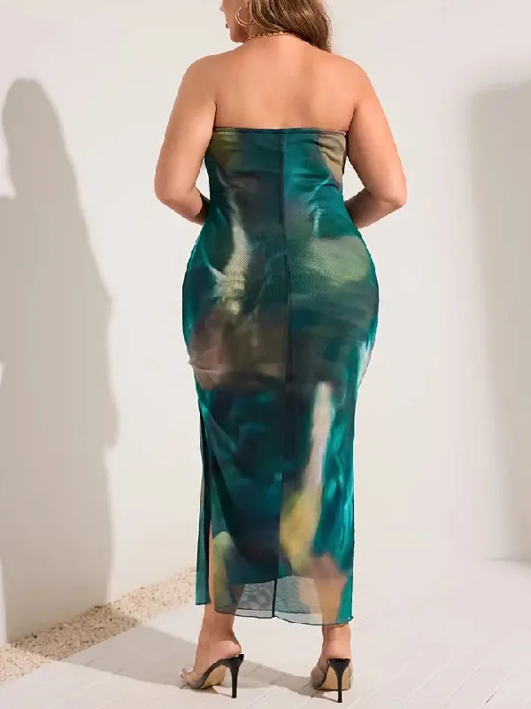 Essence Plus Size Bodycon Tube Dress