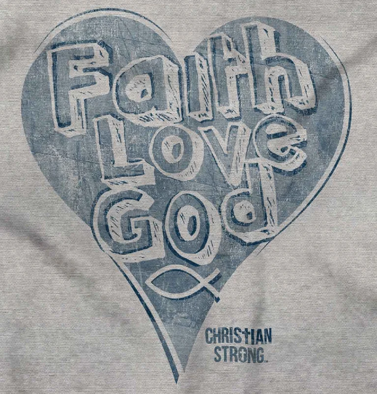 Faith Love God Zip Hoodie