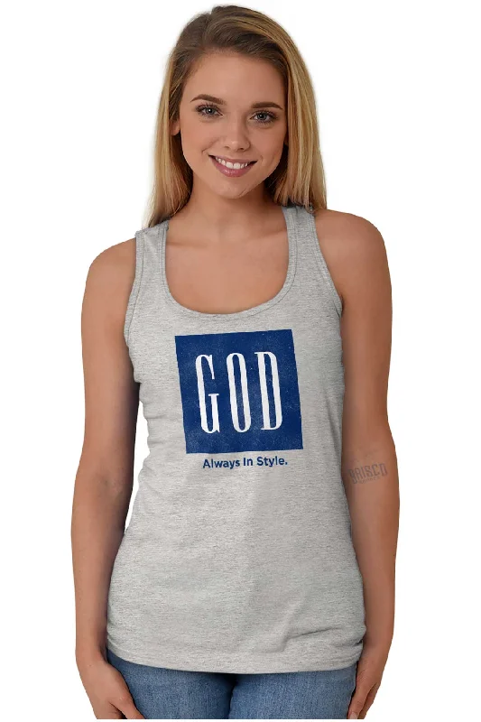 God In Style Racerback